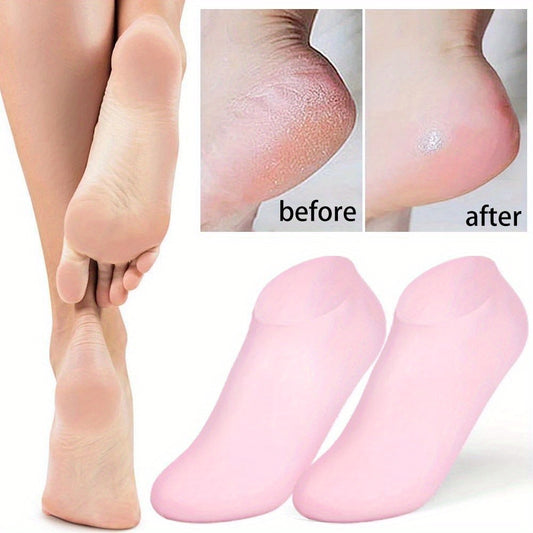 Premium Silicone Gel Heel Socks–Anti-Cracking & Moisturizing