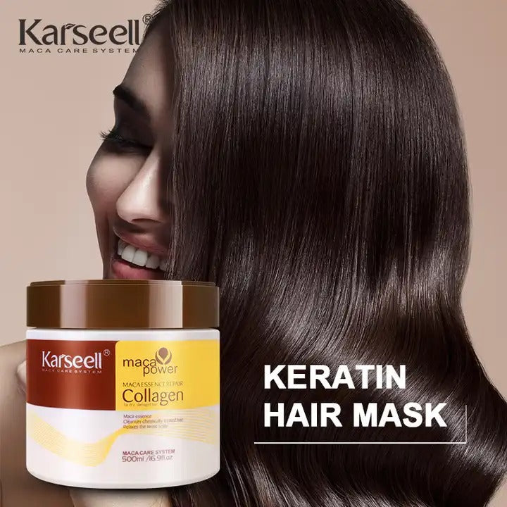 Karseell Maca Power Collagen Hair Mask Repair for Dry & Damaged Hair