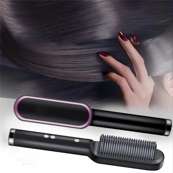 Electric Hair Straightener Brush
