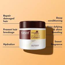 Karseell Maca Power Collagen Hair Mask Repair for Dry & Damaged Hair