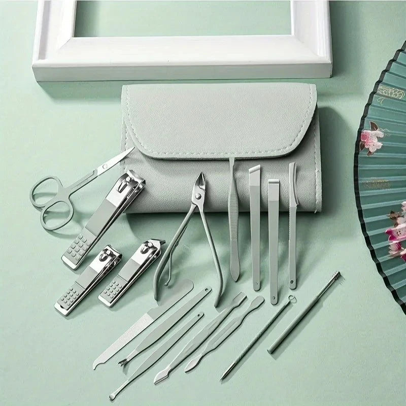 16Pcs Manicure Set for Women Men