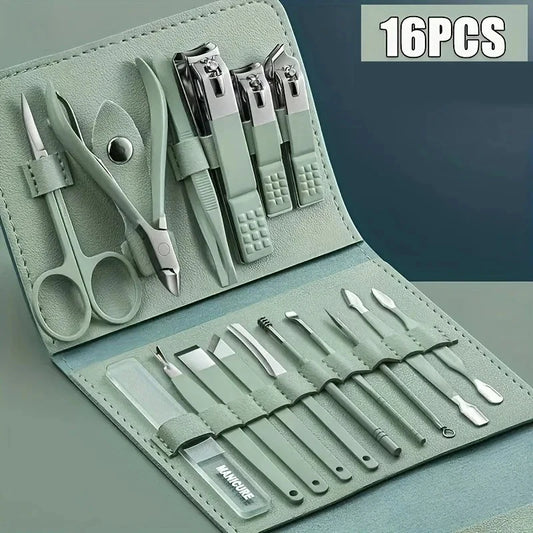 16Pcs Manicure Set for Women Men